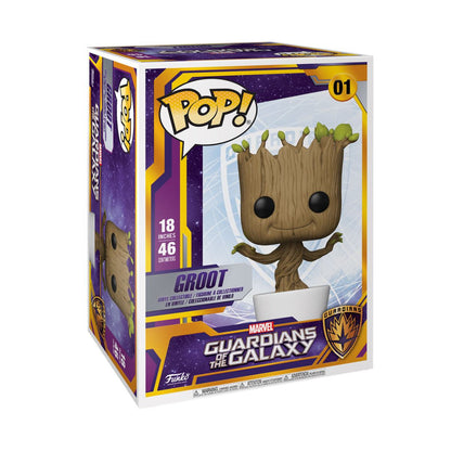 Guardians of the Galaxy Super Sized POP! Marvel Vinyl Figur Dancing Groot 46 cm Image 2