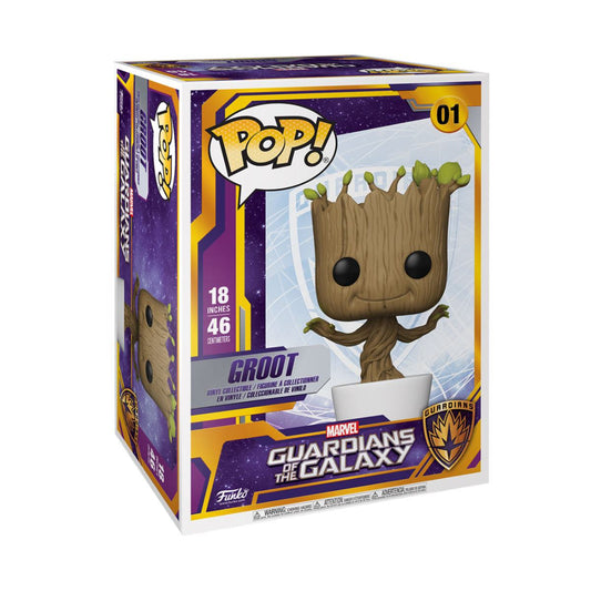 Guardians of the Galaxy Super Sized POP! Marvel Vinyl Figur Dancing Groot 46 cm Image 2