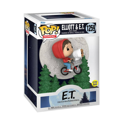 E.T. Der Außerirdische POP! Moment Vinyl Figur Elliot and ET Flying (GITD) 9 cm Image 3