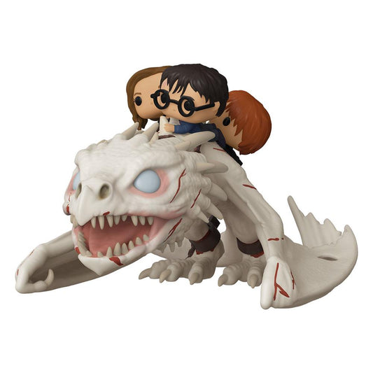 Harry Potter POP! Rides Vinyl Figur Dragon w/Harry, Ron, & Hermine 15 cm Image 1