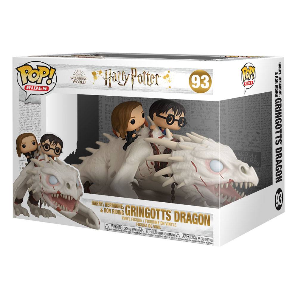 Harry Potter POP! Rides Vinyl Figur Dragon w/Harry, Ron, & Hermine 15 cm Image 2
