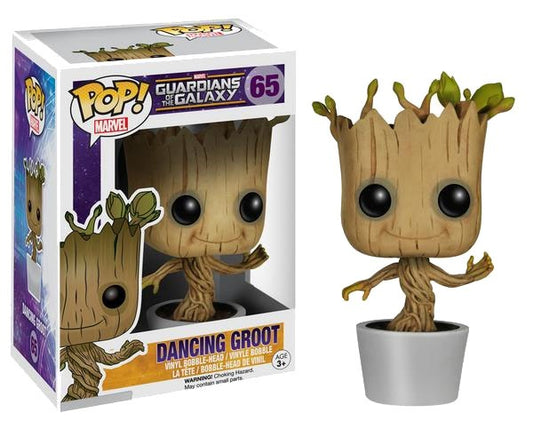 Guardians of the Galaxy POP! Vinyl Wackelkopf-Figur Dancing Groot 10 cm Image