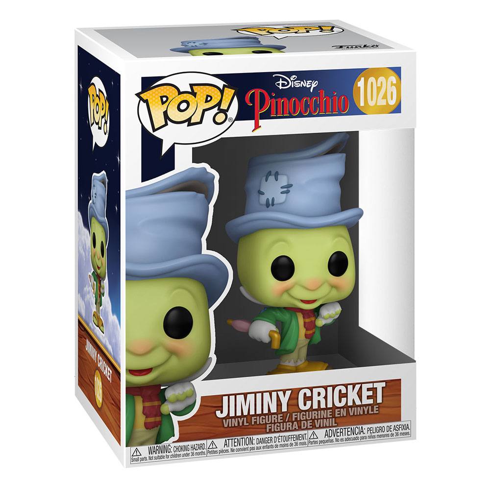 Pinocchio 80th Anniversary POP! Disney Vinyl Figur Street Jiminy 9 cm Image 2