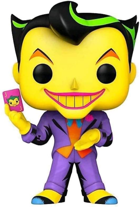 DC Comics POP! Heroes Vinyl Figur Joker (Black Light) 9 cm Image