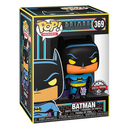 DC Comics POP! Heroes Vinyl Figur Batman(Black Light) 9 cm Image 2