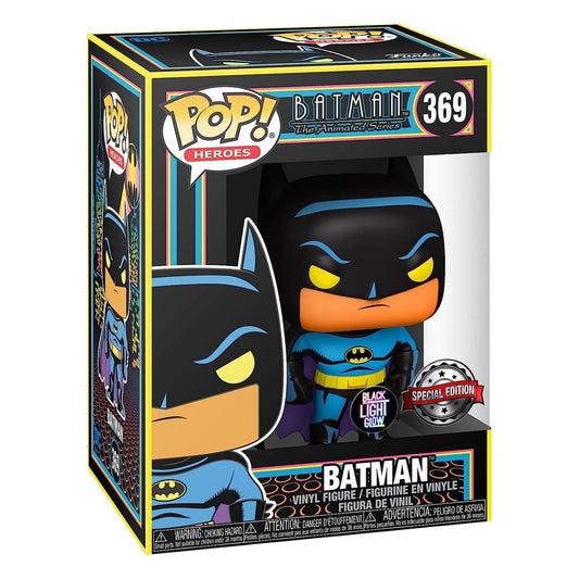 DC Comics POP! Heroes Vinyl Figur Batman(Black Light) 9 cm Image 2