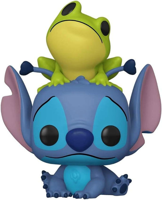 Lilo & Stitch POP! Vinyl Figur Stitch w/Frog 9 cm Image