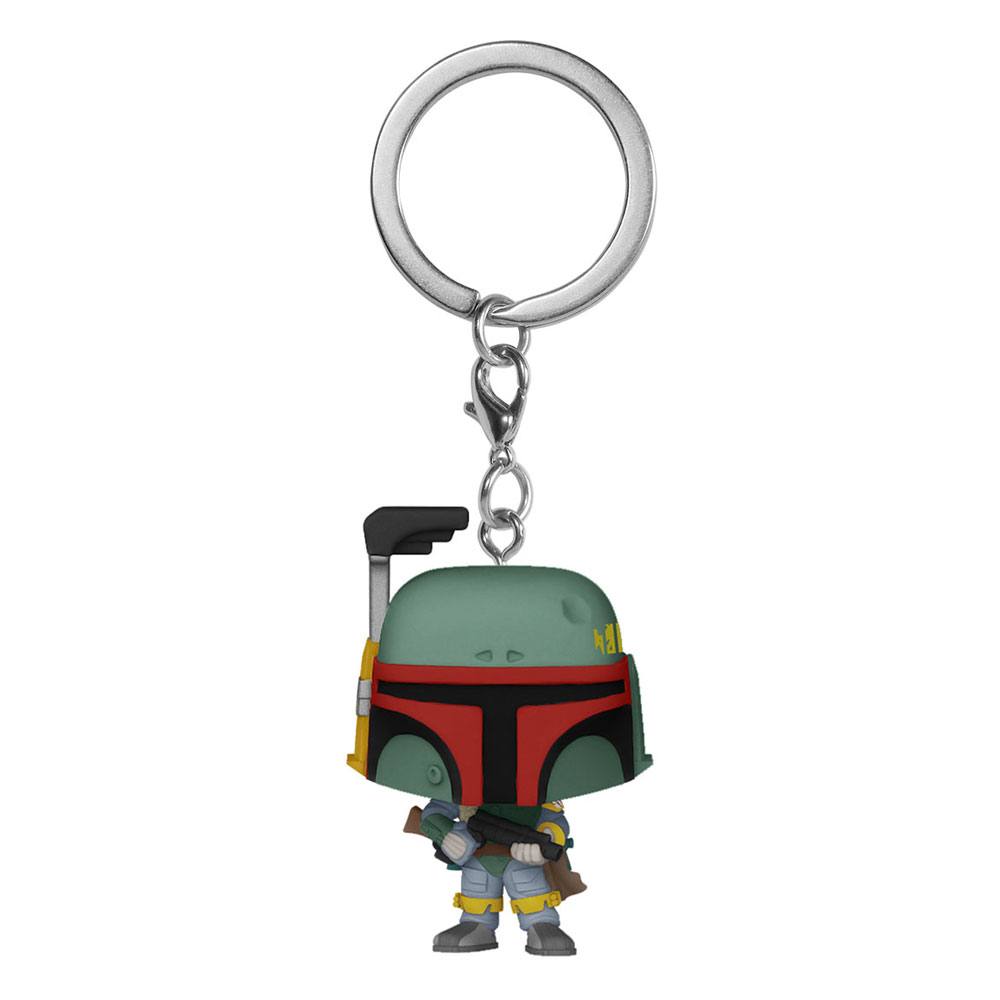 Star Wars Pocket POP! Vinyl Schlüsselanhänger 4 cm Boba Fett Display (12) Image