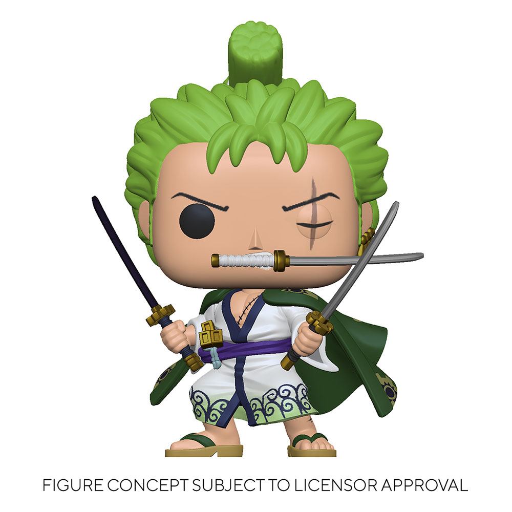 One Piece POP! Animation Vinyl Figur Roronoa Zoro 9 cm Image