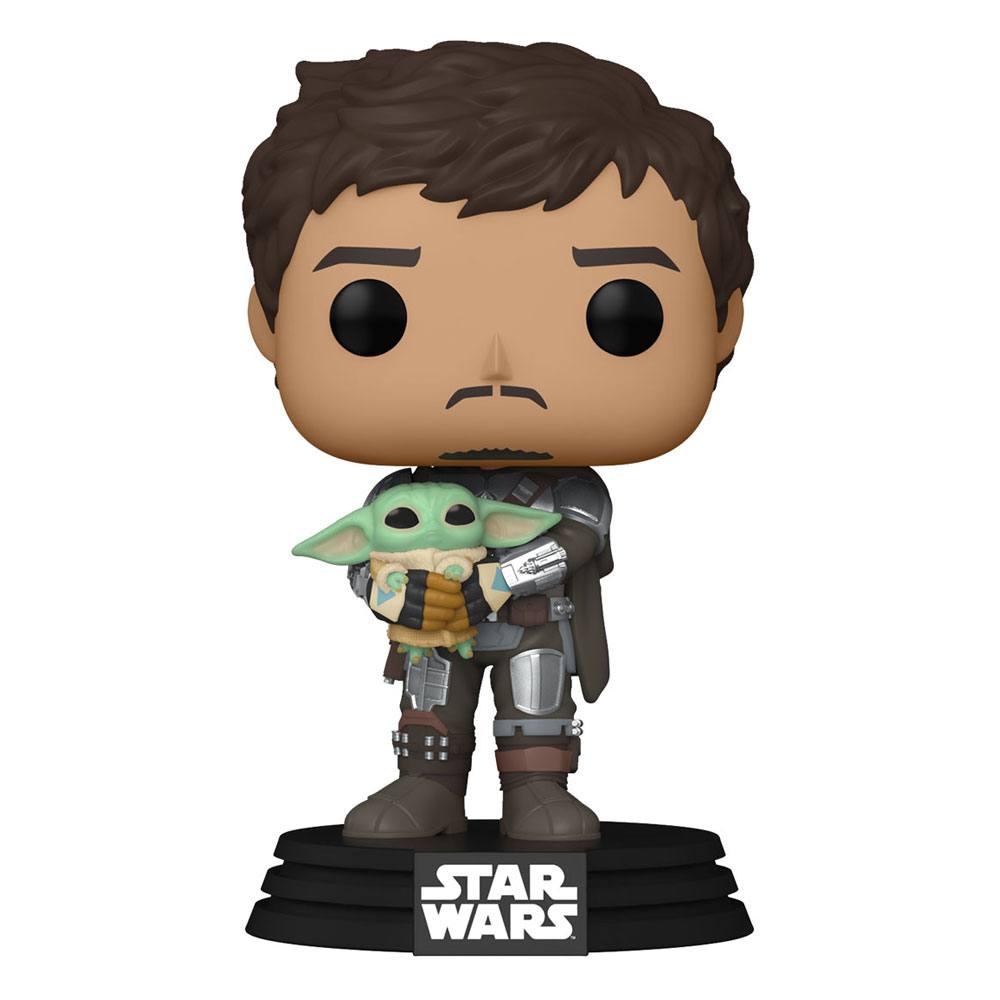 Star Wars The Mandalorian POP! TV Vinyl Figur The Mandalorian & Grogu 9 cm Image 1