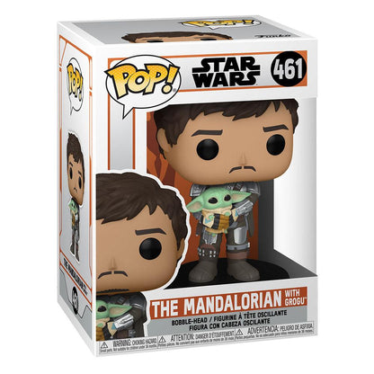 Star Wars The Mandalorian POP! TV Vinyl Figur The Mandalorian & Grogu 9 cm Image 2