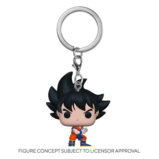 Dragon Ball Z Pocket POP! Vinyl Schlüsselanhänger 4 cm Goku w/Kamehameha Display (12) Image
