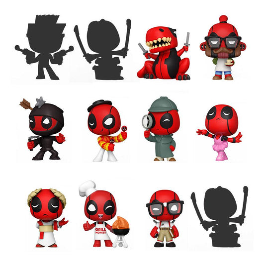 Marvel Comics Mystery Minis Minifiguren 5 cm Display Deadpool 30th Anniversary (12) Image