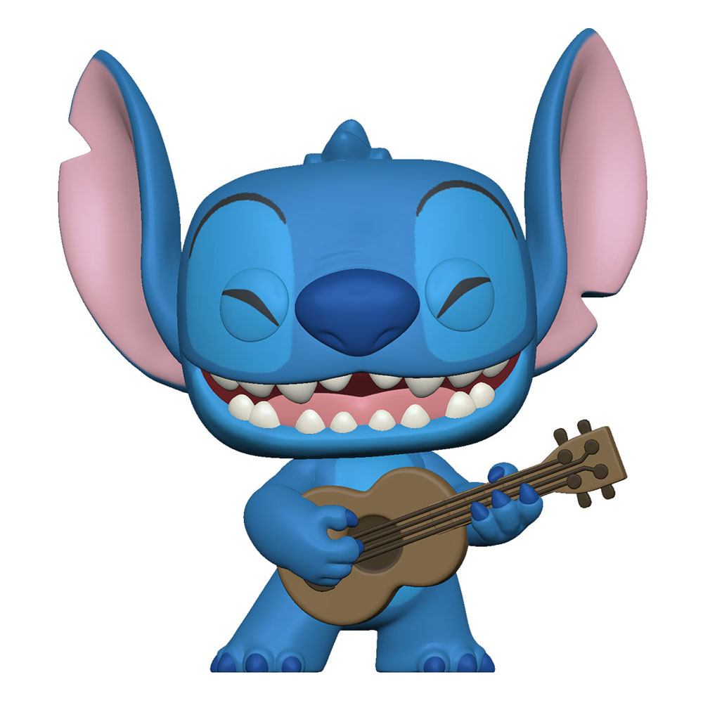 Lilo & Stitch POP! Disney Vinyl Figur Stitch w/Ukelele 9 cm Image