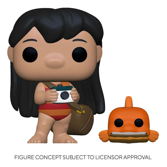 Lilo & Stitch POP! & Buddy Vinyl Figur Lilo w/Pudge 9 cm Image