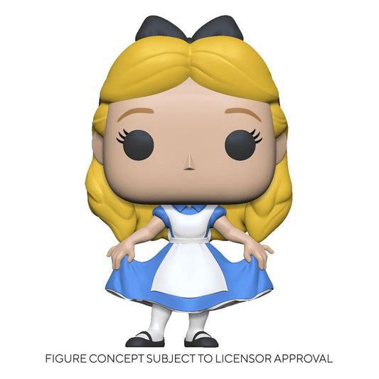 Alice im Wunderland POP! Disney Vinyl Figur Alice Curtsying 9 cm Image