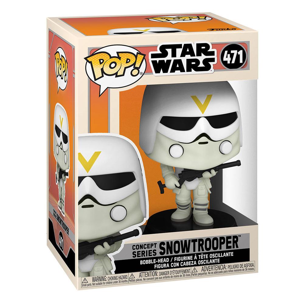 Star Wars POP! Vinyl Wackelkopf-Figur Snowtrooper (Concept Series) 9 cm Image 2