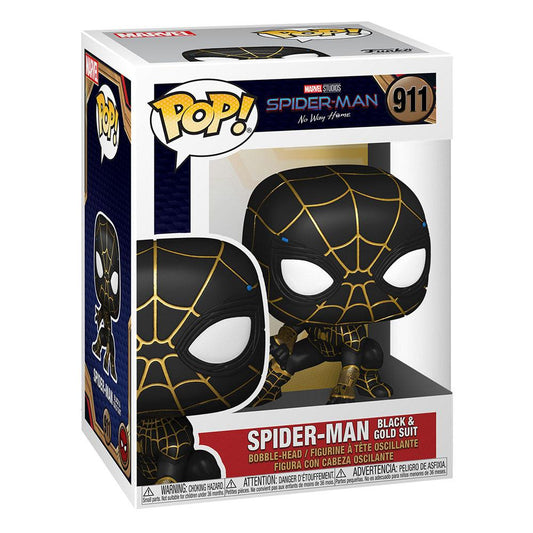 Spider-Man: No Way Home POP! Vinyl Figur Spider-Man (Black & Gold Suit) 9 cm Image 2