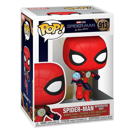 Spider-Man: No Way Home POP! Vinyl Figur Spider-Man (Integrated Suit) 9 cm Image 2