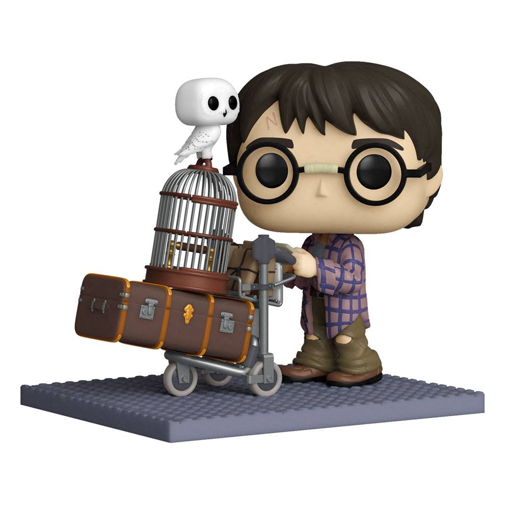 Harry Potter POP! Deluxe Vinyl Figur Harry Pushing Trolley 9 cm Image 1