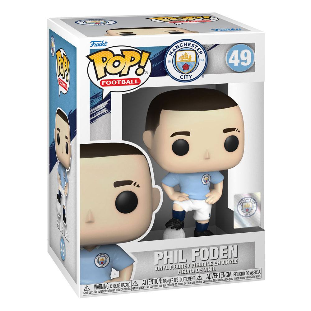 Manchester City F.C. POP! Football Vinyl Figur Phil Foden 9 cm Image 2