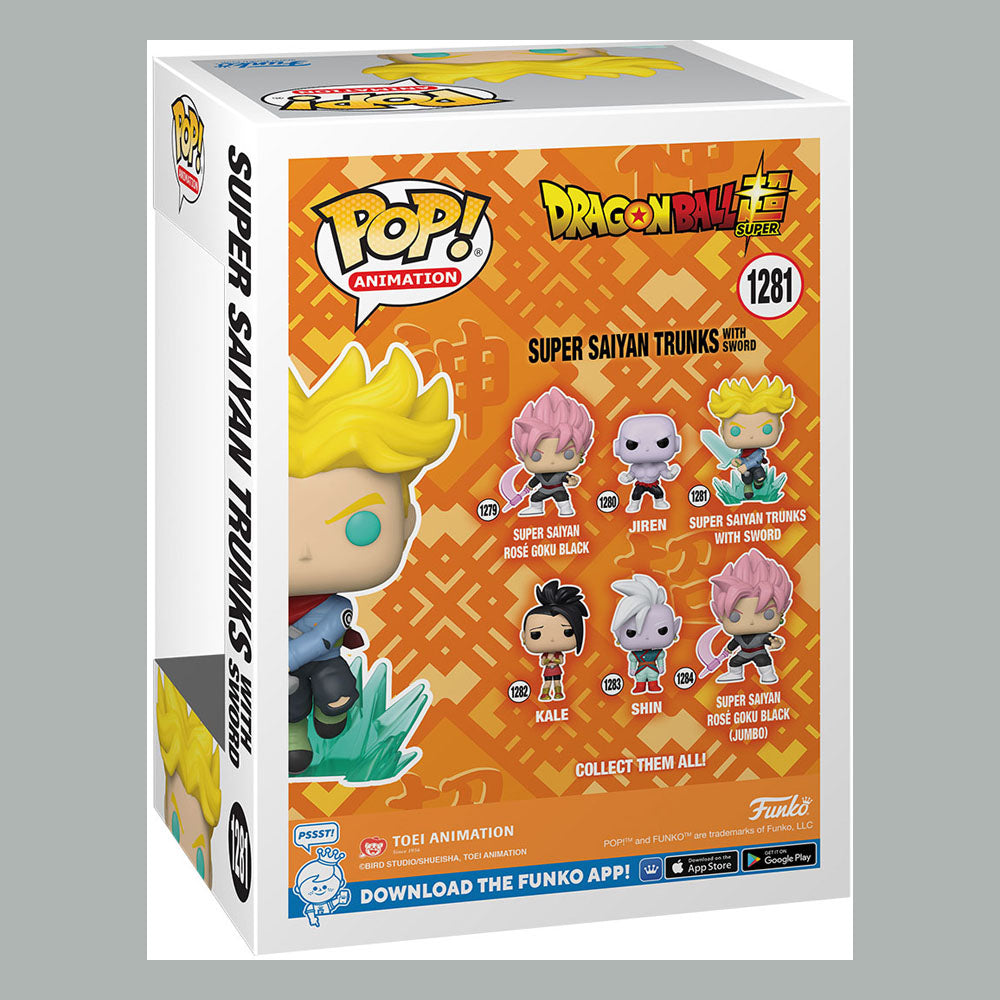Dragon Ball Super POP! Animation Vinyl Figur SS Trunks w/ Sword 9 cm Image 3
