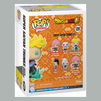 Dragon Ball Super POP! Animation Vinyl Figur SS Trunks w/ Sword 9 cm Image 3