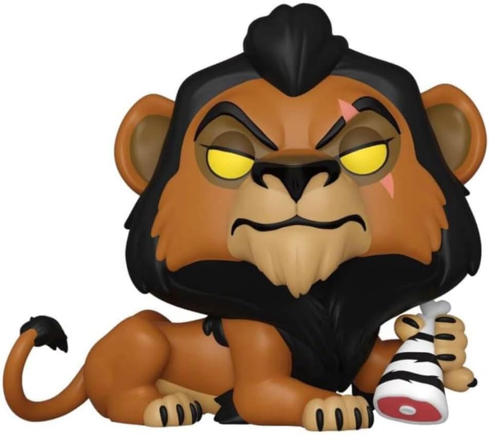 Der König der Löwen POP! Disney Vinyl Figur Scar w/Meat 9 cm Image