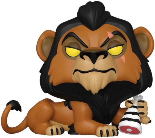 Der König der Löwen POP! Disney Vinyl Figur Scar w/Meat 9 cm Image