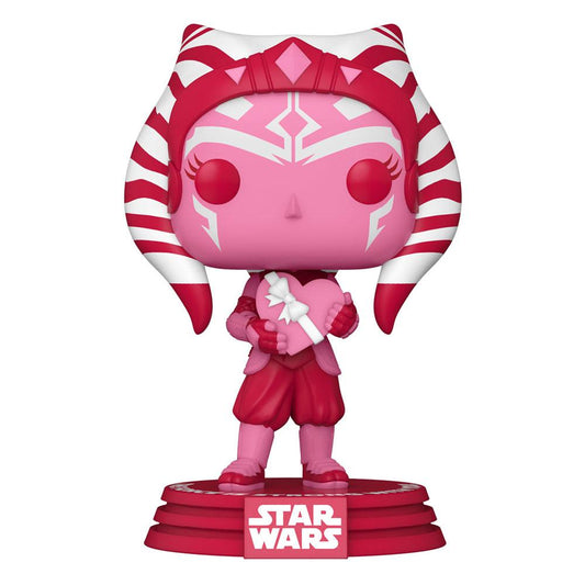 Star Wars Valentines POP! Star Wars Vinyl Figur Ahsoka 9 cm Image 1