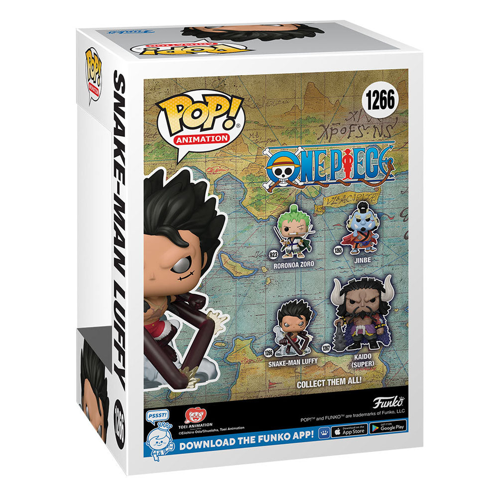 One Piece POP! Animation Vinyl Figur Snake-Man Luffy 9 cm Image 3