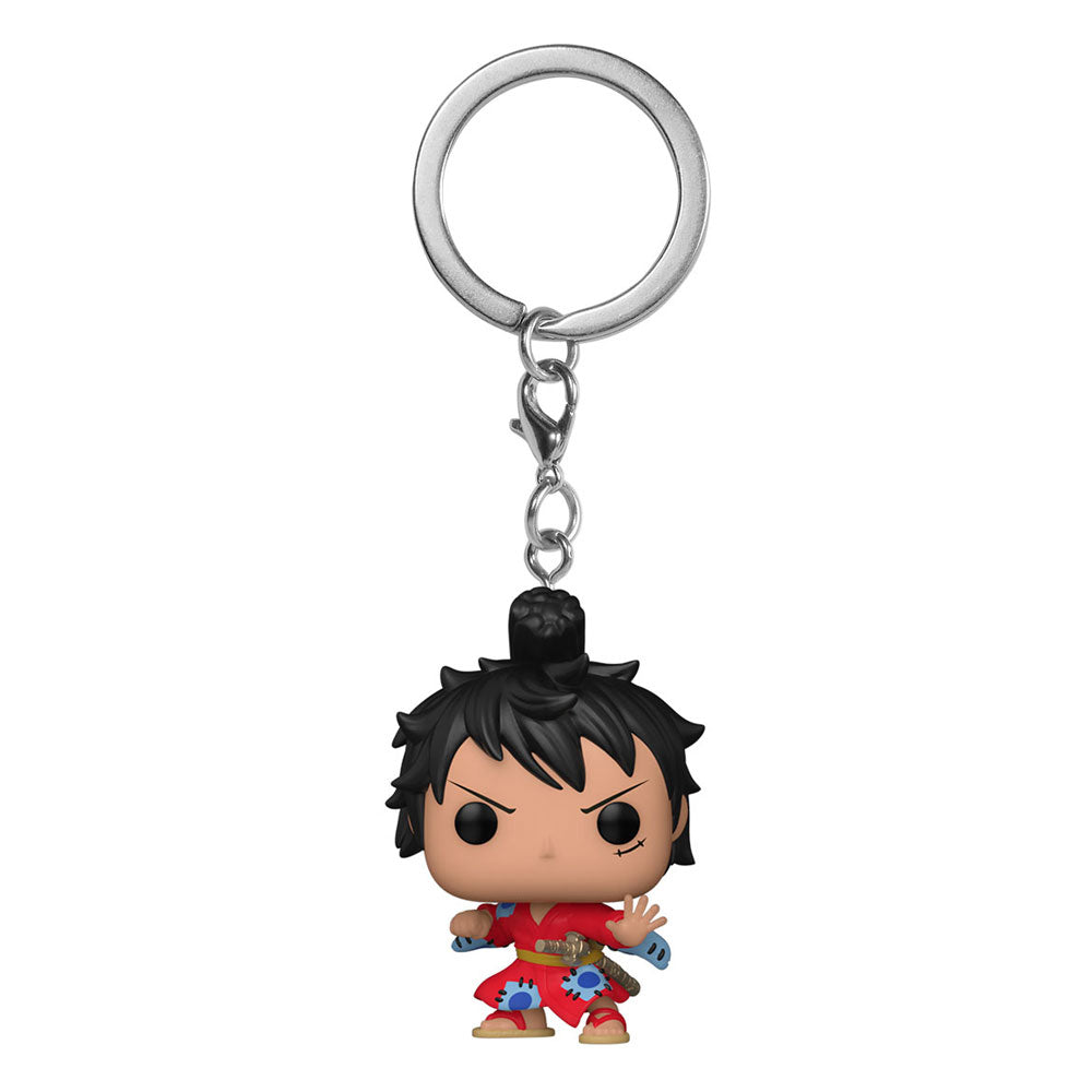 One Piece POP! Vinyl Schlüsselanhänger 4 cm Luffy in Kimono Display (12) Image 1