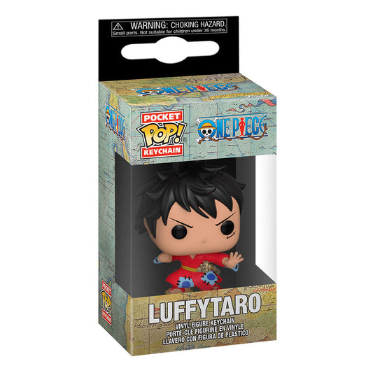 One Piece POP! Vinyl Schlüsselanhänger 4 cm Luffy in Kimono Display (12) Image 2