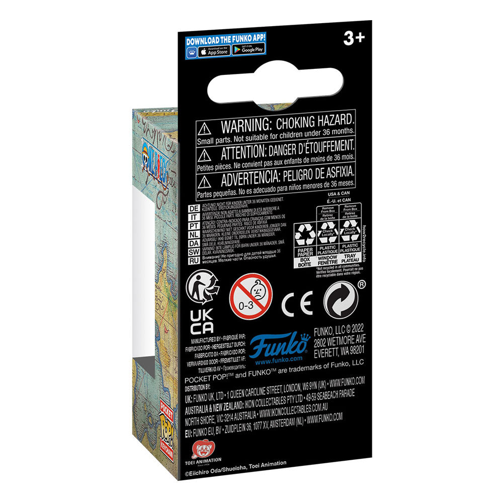 One Piece POP! Vinyl Schlüsselanhänger 4 cm Roronoa Zoro Display (12) Image 3