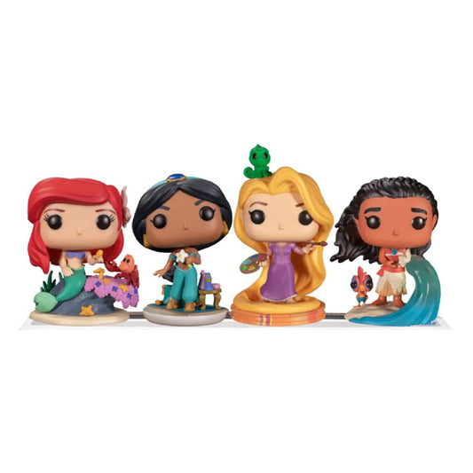 Disney POP! Movies Vinyl Figuren 4er-Pack Ultimate Princess (GW) 9 cm Image 1