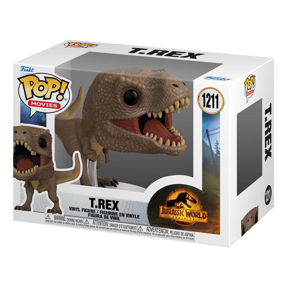 Jurassic World 3 POP! Movies Vinyl Figur T-Rex 9 cm Image 2