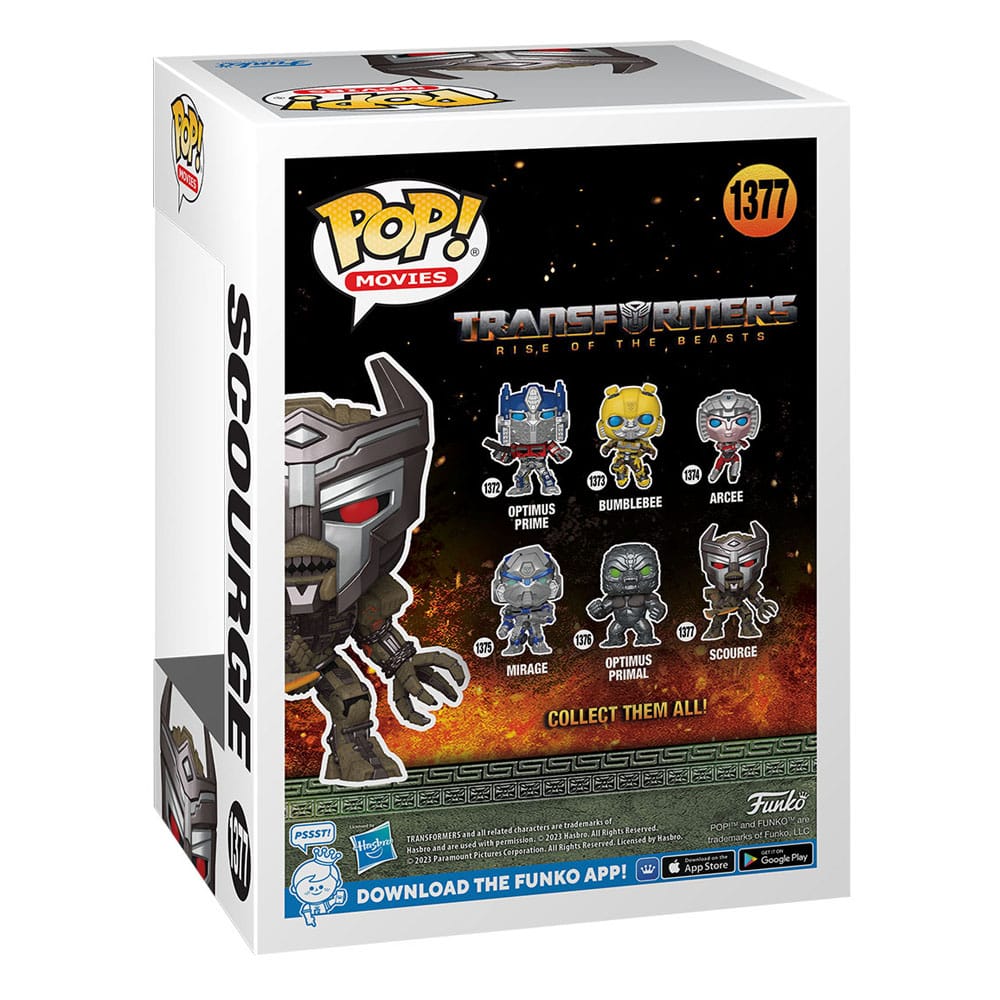 Transformers: Aufstieg der Bestien POP! Movies Vinyl Figur Scourge 9 cm Image 3