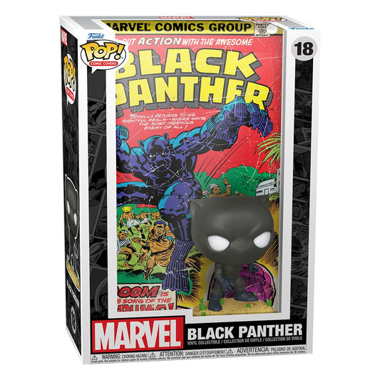 Marvel POP! Comic Cover Vinyl Figur Black Panther 9 cm Image 2