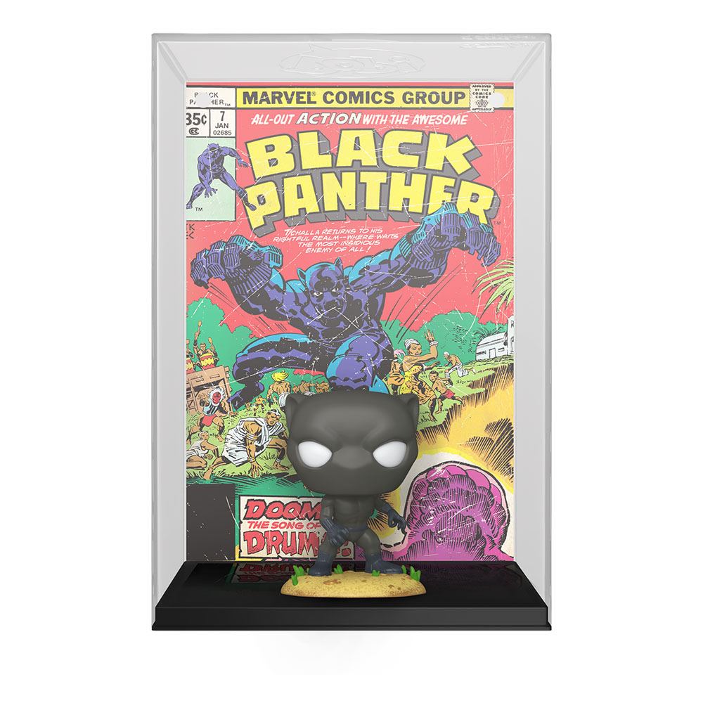 Marvel POP! Comic Cover Vinyl Figur Black Panther 9 cm Image 3