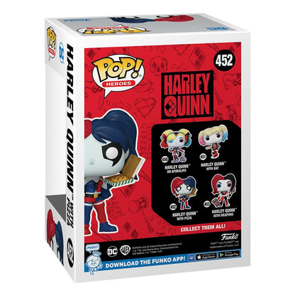 DC Comics: Harley Quinn Takeover POP! Heroes Vinyl Figur Harley with Pizza 9 cm Image 3