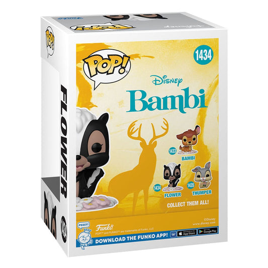 Bambi 80th Anniversary POP! Disney Vinyl Figur Flower 9 cm Image 2