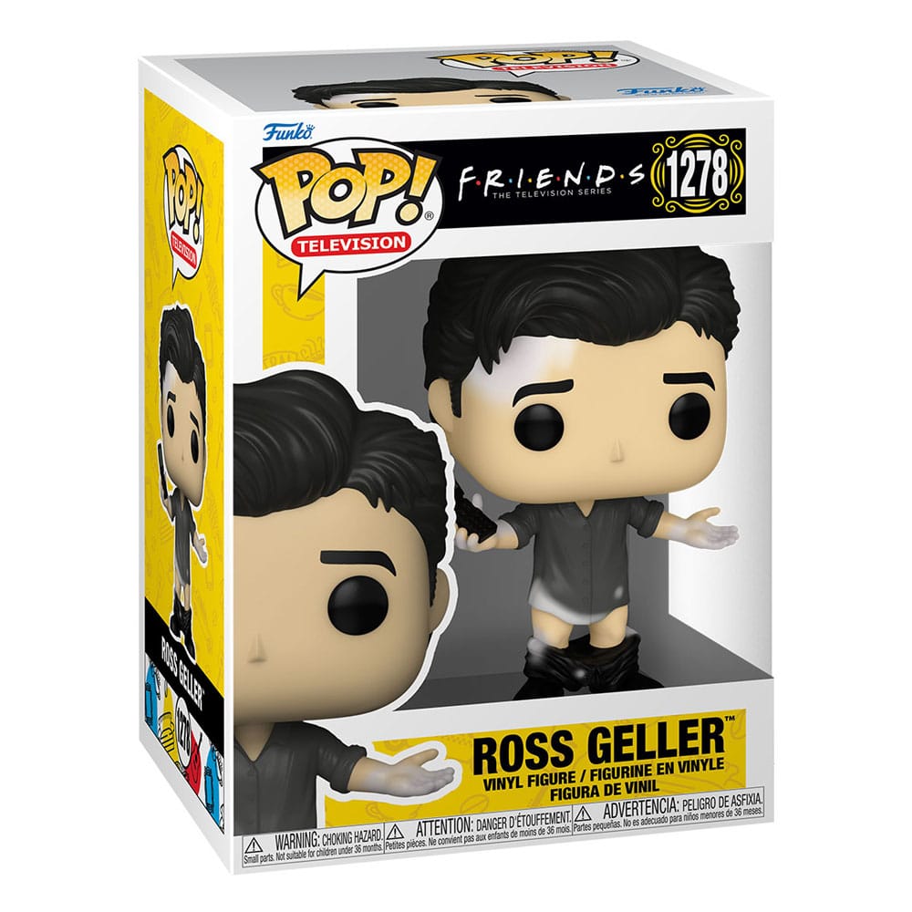 Friends POP! TV Vinyl Figur Ross w/ Leather Pants 9 cm Image 2
