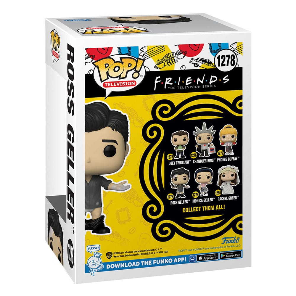 Friends POP! TV Vinyl Figur Ross w/ Leather Pants 9 cm Image 3