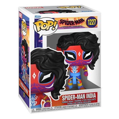 Spider-Man: Across the Spider-Verse POP! Movies Vinyl Figur Spider-Man India 9 cm Image 2