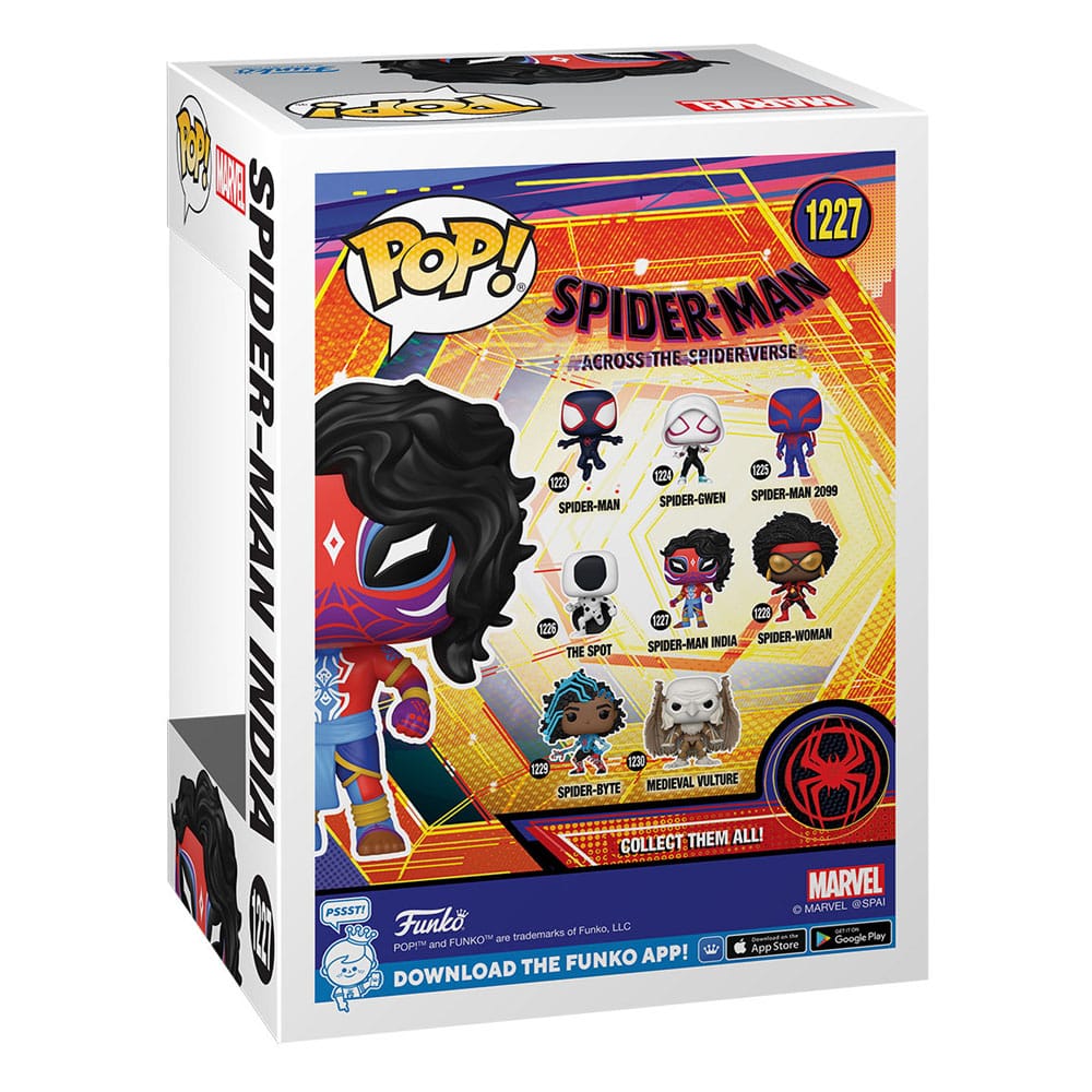 Spider-Man: Across the Spider-Verse POP! Movies Vinyl Figur Spider-Man India 9 cm Image 3
