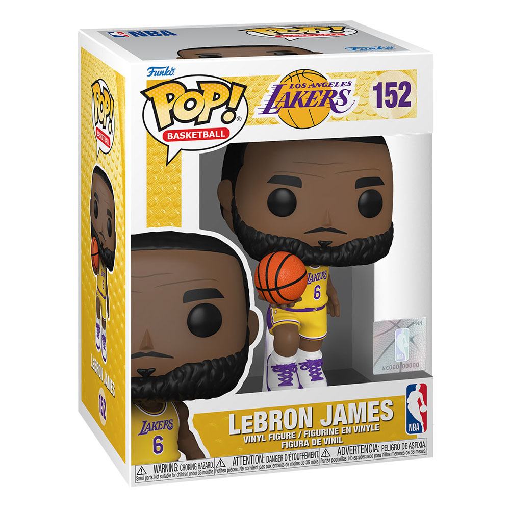 NBA POP! Sports Vinyl Figur LeBron James (Lakers) 9 cm Image 2