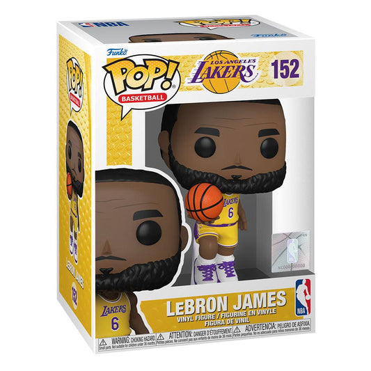 NBA POP! Sports Vinyl Figur LeBron James (Lakers) 9 cm Image 2