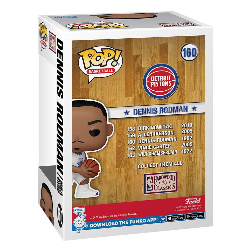 NBA Legends POP! Sports Vinyl Figur Dennis Rodman (1992) 9 cm Image 3