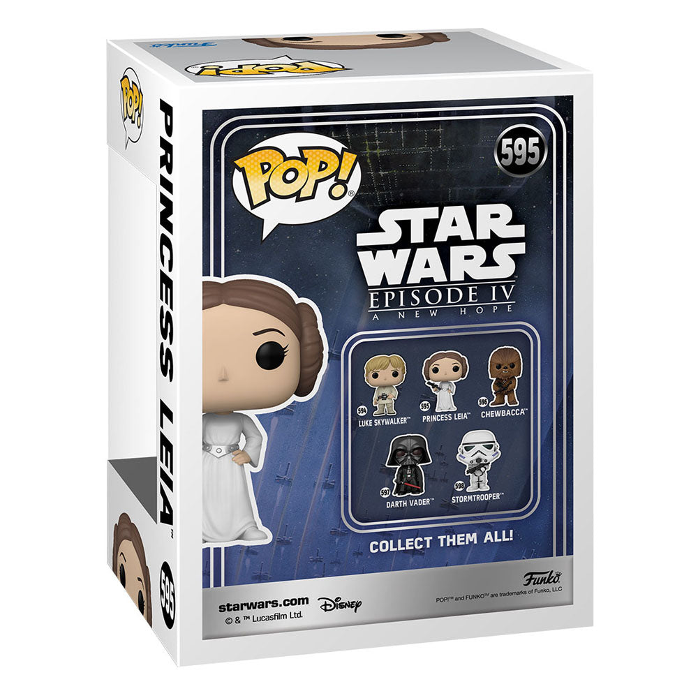 Star Wars New Classics POP! Star Wars Vinyl Figur Leia 9 cm Image 3