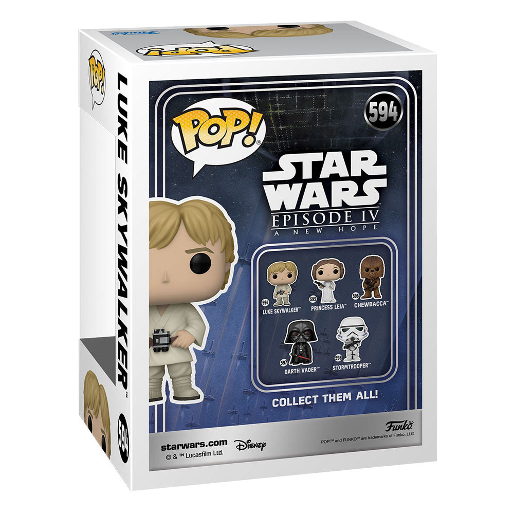 Star Wars New Classics POP! Star Wars Vinyl Figur Luke 9 cm Image 3
